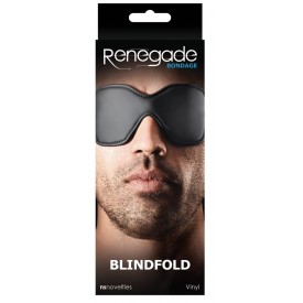 Черная маска-шоры на глаза Blindfold